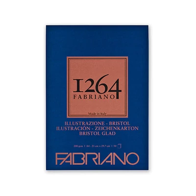Bloc de desen Fabriano 1264 Bristol, 200 g - A4