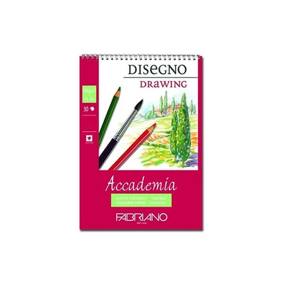 Bloc de desen și schițe  Fabriano Accademia, 200 g, 30 coli  - A4, spiralată