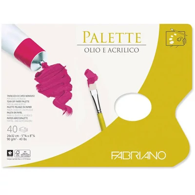 Bloc paleta de pictura din hartie Fabriano, 40 coli - 24x32 cm