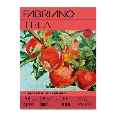 Bloc pentru pictură în ulei Fabriano  Tela, 300 g - 30x40 cm
