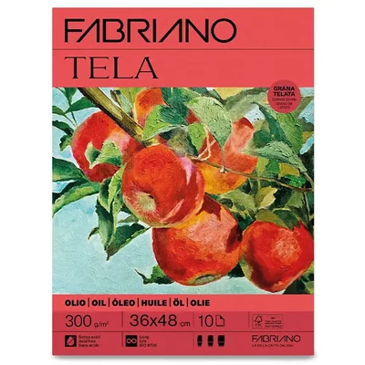 Bloc pentru pictură în ulei Fabriano  Tela, 300 g - 36x48 cm