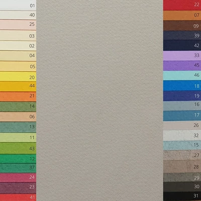 Hârtie colorată de desen Fabriano Tiziano , A4 - 26, perla