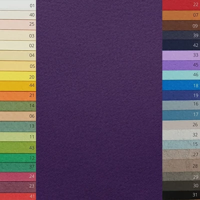 Hârtie colorată de desen Fabriano Tiziano , A4 - 39, indigo