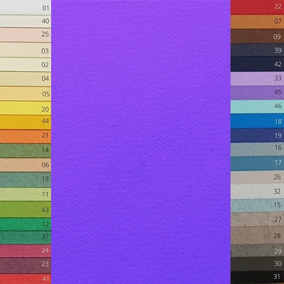 Hârtie colorată de desen Fabriano Tiziano , A4 - 45, iris