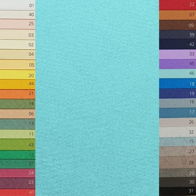 Hârtie colorată de desen Fabriano Tiziano , A4 - 46, acqua marina