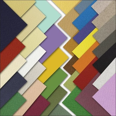 Hârtie colorată de desen Fabriano Tiziano , A4 - în diverse culori