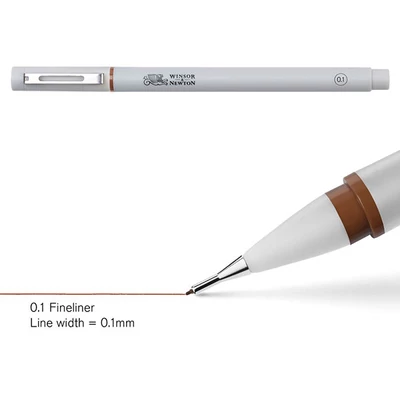 Fineliner liner, sepia - 0,1 mm