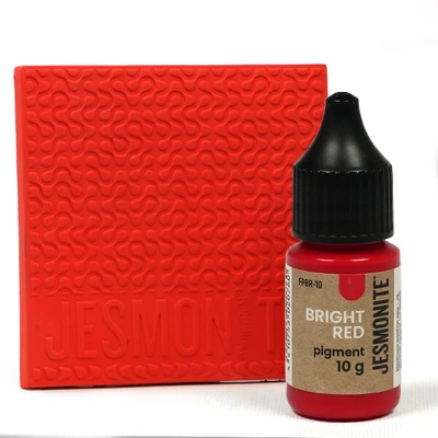 Pigment de rășină acrilică Jesmonite, 10 g - roșu strălucitor