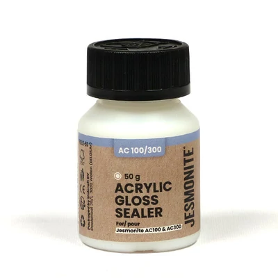 Jesmonite Acrylic Gloss Sealer lichid de impregnare cu rășină acrilică, 50 g - lac lucios