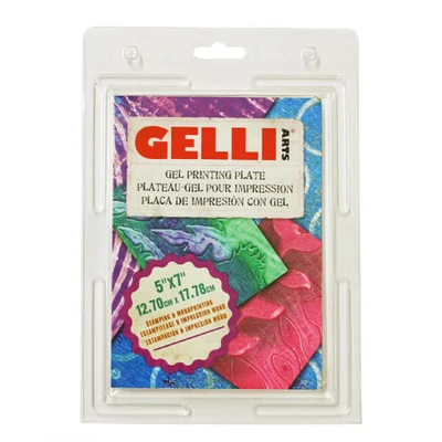 Placă de gel, placă de imprimare Gelli Arts - 5&amp;quot;x7&amp;quot;, 12,7x17,8 cm
