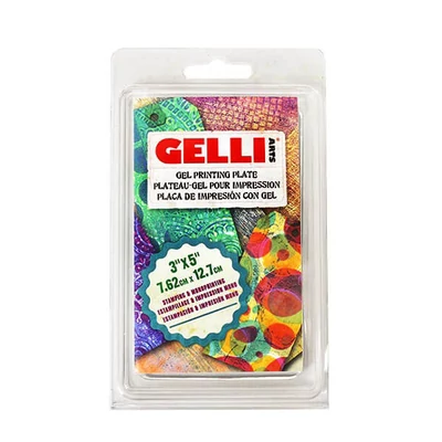 Placă de gel, placă de imprimare Gelli Arts - 3&amp;quot;x5&amp;quot;, 7,6x12,7 cm