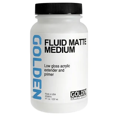 Golden Fluid Matte Medium mediu de curgere matifiant, 237 ml