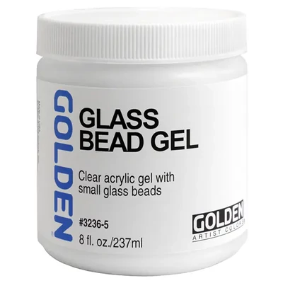 Mărgele Golden Glass Bead Gel cu mărgele de sticlă, 237 ml