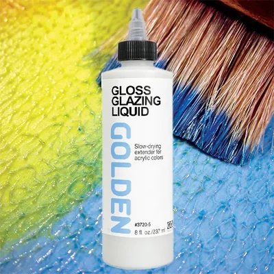 Golden Glazing Liquid mediu, lucios, 237 ml