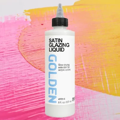 Golden Glazing Liquid mediu, finisaj satinat, 237 ml
