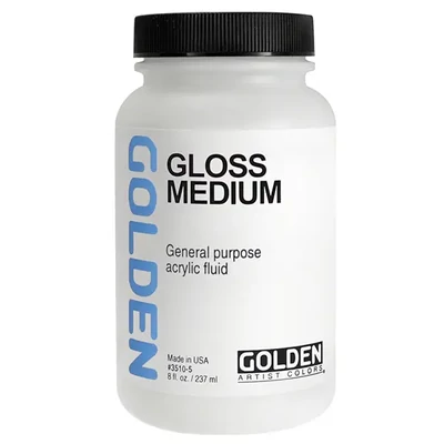 Golden Gloss Medium mediu de luciu, 237 ml