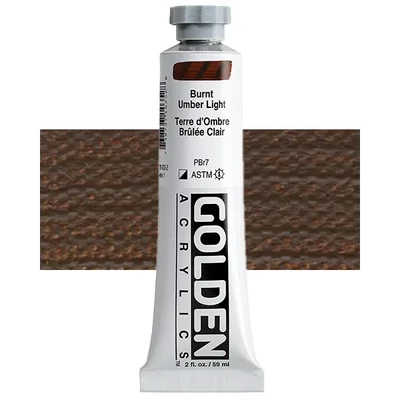 Vopsea acrilică Golden Acrylics Heavy Body, 59 ml - 1035, burnt umber light