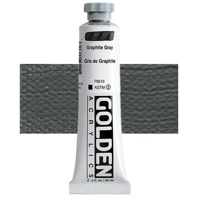 Vopsea acrilică Golden Acrylics Heavy Body, 59 ml - 1160, graphite gray