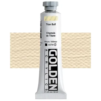Vopsea acrilică Golden Acrylics Heavy Body, 59 ml - 1370, titan buff