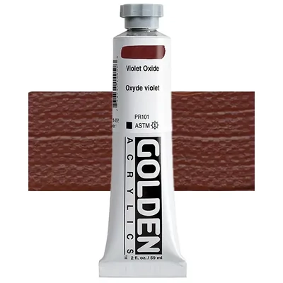 Vopsea acrilică Golden Acrylics Heavy Body, 59 ml - 1405, violet oxide