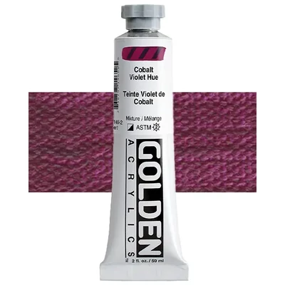 Vopsea acrilică Golden Acrylics Heavy Body, 59 ml - 1465, cobalt violet hue
