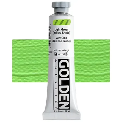 Vopsea acrilică Golden Acrylics Heavy Body, 59 ml - 1560, light green (yellow shade)