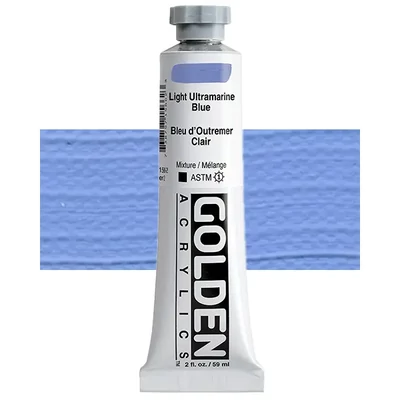 Vopsea acrilică Golden Acrylics Heavy Body, 59 ml - 1566, light ultramarine blue