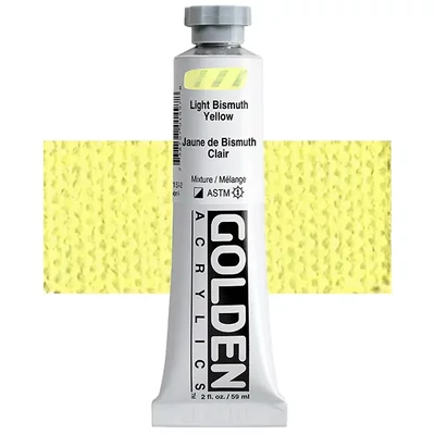 Vopsea acrilică Golden Acrylics Heavy Body, 59 ml - 1574, light bismuth yellow