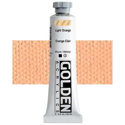 Vopsea acrilică Golden Acrylics Heavy Body, 59 ml - 1575, light orange
