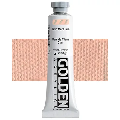 Vopsea acrilică Golden Acrylics Heavy Body, 59 ml - 1576, titan mars pale