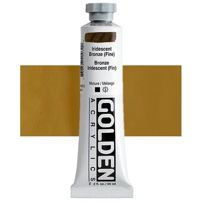 Vopsea acrilică Golden Acrylics Heavy Body, 59 ml - 4003, iridescent bronze (fine)