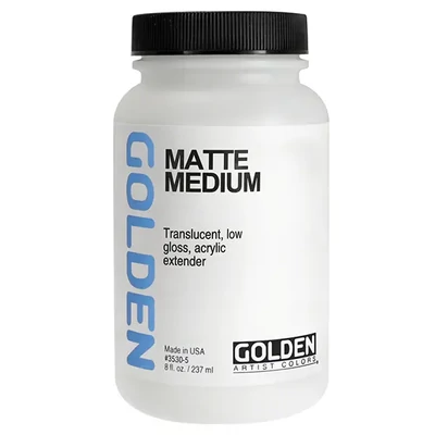 Golden Matte Medium mediu de matisare, 237 ml
