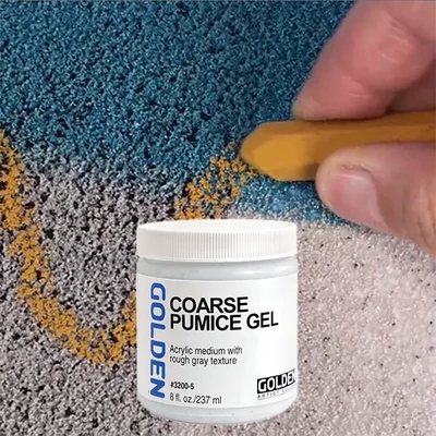 Piatra ponce Golden Pumice Gel, medie, grosieră, 237 ml