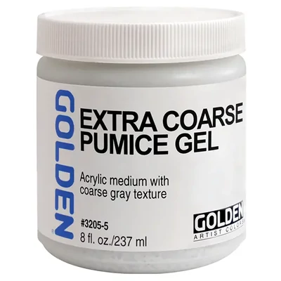 Piatra ponce Golden Pumice Gel, medie, extra grosieră, 237 ml