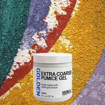Piatra ponce Golden Pumice Gel, medie, extra grosieră, 237 ml