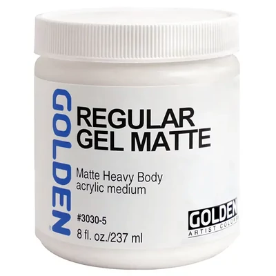 Golden Regular Gel mediu, mat, 237 ml