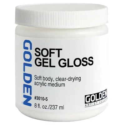 Golden Soft Gel mediu, strălucitor, 237 ml