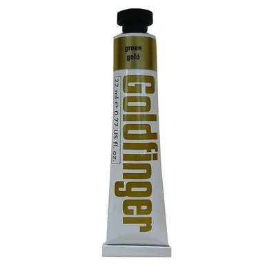 Pastă metalică pentru aurire Goldfinger, 22 ml - 344, green gold