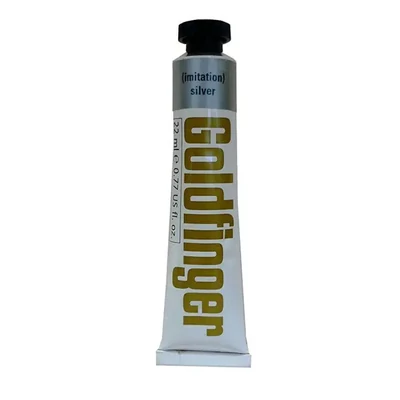 Pastă metalică pentru aurire Goldfinger, 22 ml - 702, silver