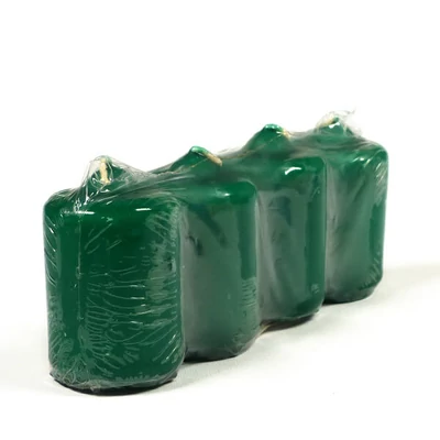 Lumânare de Advent, 4 buc - verde