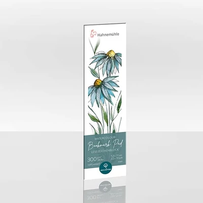Hahnemühle Expression Bookmark Pad bloc acuarelă, 300 g, 5,5x20 cm, 15 coli
