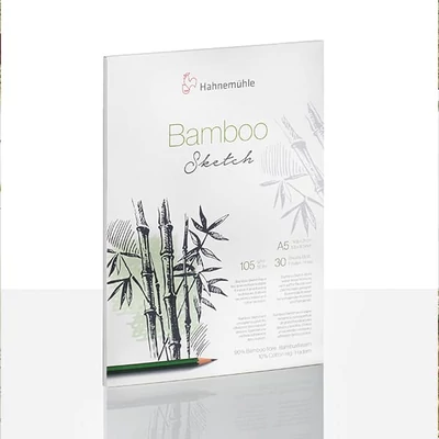 Bloc de desen și schițe  Hahnemühle Bamboo Sketch din bambus, 105 g, 30 coli, A4