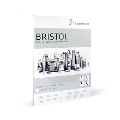 Bloc de desen Hahnemühle Bristol, 250 g, 20 coli - A4