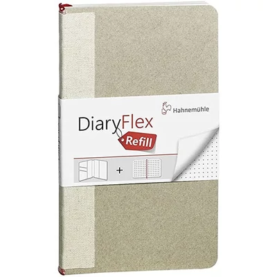 Inserție înlocuibilă pentru notes Hahnemühle DiaryFlex, 100 g, 10,4x18,2 cm, grilă punctată
