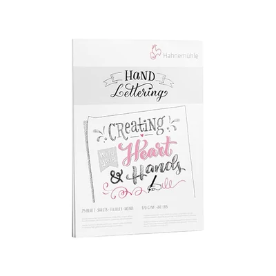 Bloc de desen și schițe  Hahnemühle Hand Lettering, 170 g, 25 coli - A5
