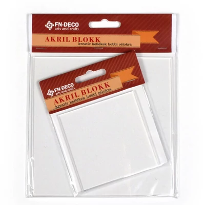 Foaie de plastic pentru imprimare - 14x14 cm