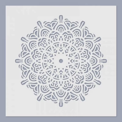 Șablon, 24,5x24,5 cm - Mandala 04