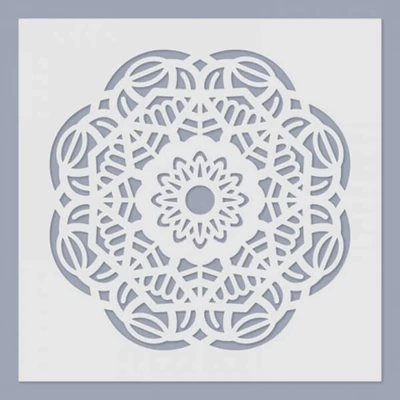 Șablon, 24,5x24,5 cm - Mandala 05