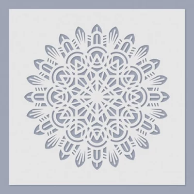 Șablon, 24,5x24,5 cm - Mandala 06