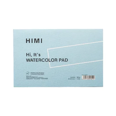 Bloc de acuarelă HIMI, 300 g – 14 x 21,6 cm, blue